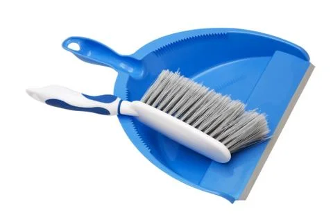 Dustpan and brush Stock Photos