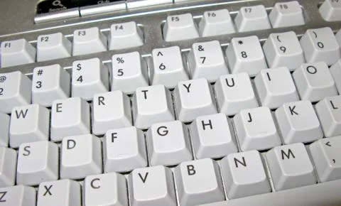 Dusty keyboard Stock Photos