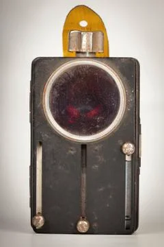 Dusty old flashlight Stock Photos