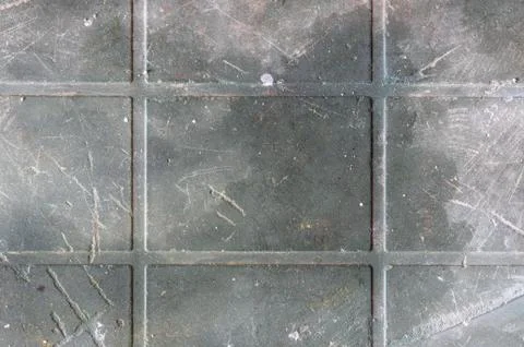 Dusty plastic table with texture and scratches 스톡 사진