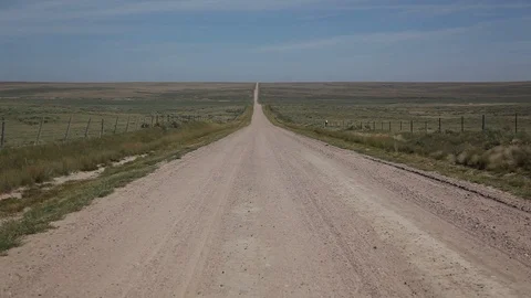 Dusty Road Stock Footage 90879946