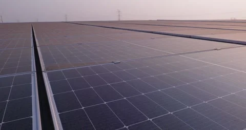 A dusty solar panel Stock Footage 304598679