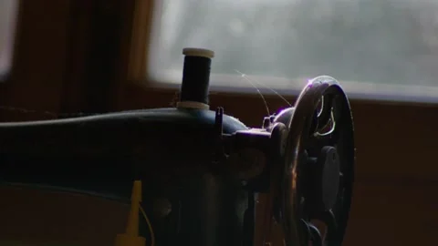 Dusty stinger sewing machine Stock Footage 232959835