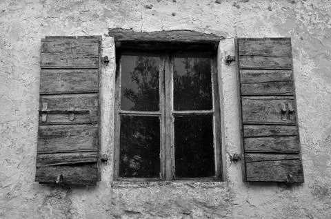 Dusty window 写真素材