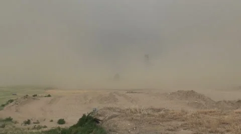 Dusty Winds Stock Footage 54755127