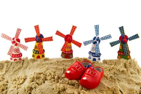 Dutch beach Stock Photos