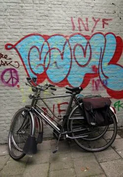 Dutch bikes 写真素材