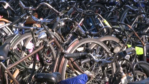 Dutch Bikestall Video stock 81957164