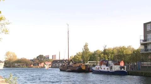 Dutch boats Video stock 81957216