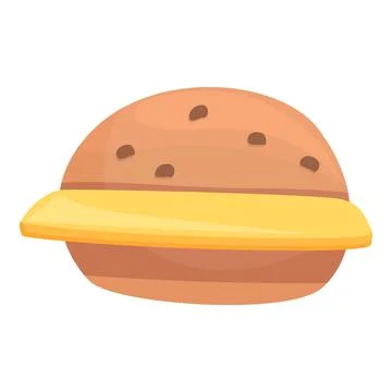 Dutch burger icon cartoon vector. Food board 스톡 일러스트