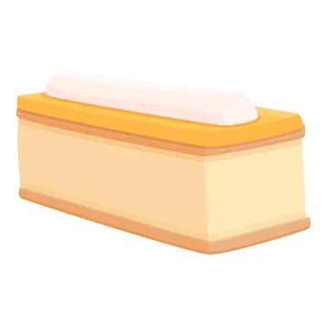 Dutch cake icon cartoon vector. Cheese food 스톡 일러스트