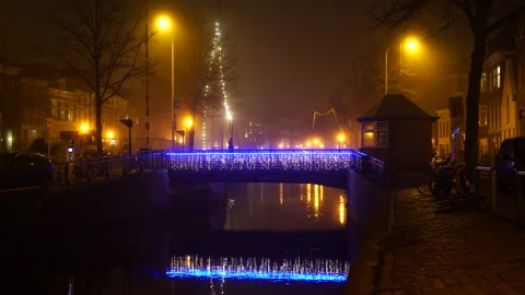 Dutch canal Stock Footage 133370981