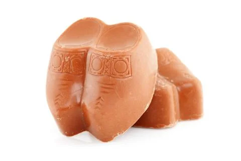 Dutch chocolate clogs Foto stock