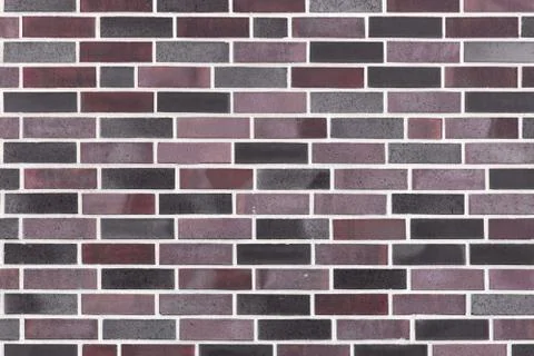 Dutch clinker dark bricks pattern in different tones of brown and red Foto stock