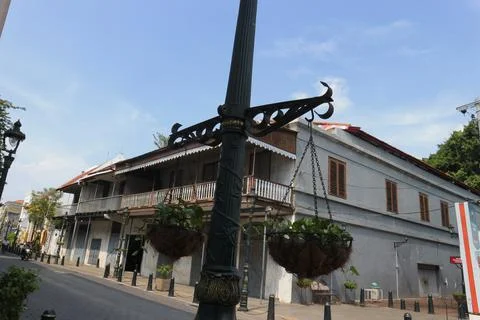 Dutch colonial architecture Stock Photos
