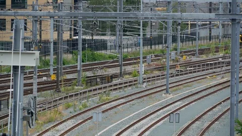 Dutch Double Decker Train arriving Видео 112361359