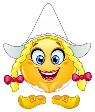 Dutch emoticon Stock Illustration