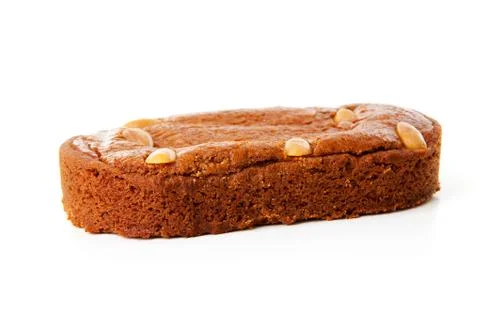 Dutch filled gingerbread cake Stock Photos