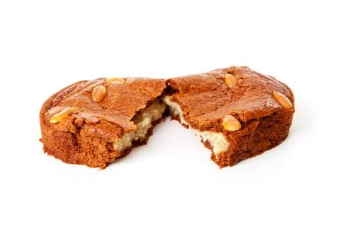 Dutch filled gingerbread cake Stock Photos