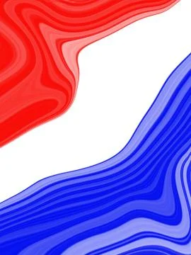 Dutch flag acrylic 库存插图