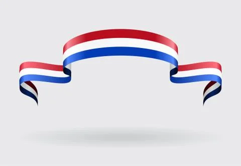 Dutch flag background. Vector illustration Stock Illustration
