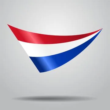 Dutch flag background. Vector illustration. Stock Illustration