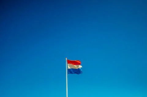 Dutch flag broken Stock Photos