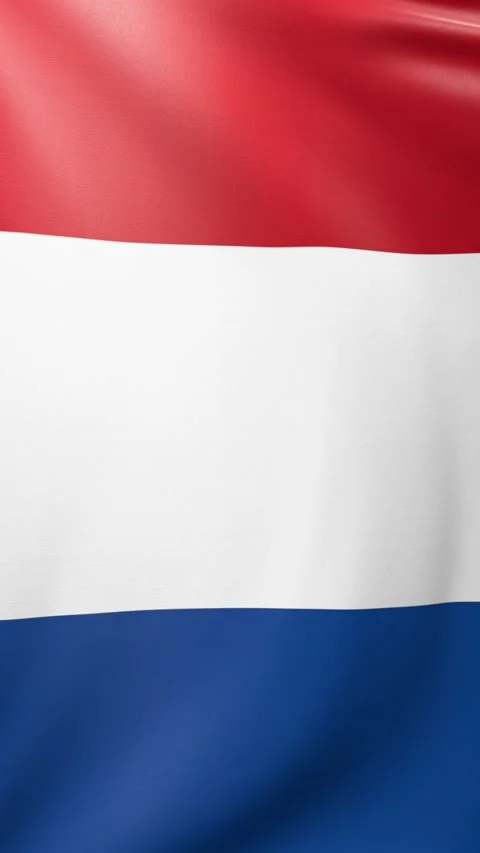 Dutch flag Video stock 302740949