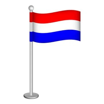 Dutch flag Stock Illustration