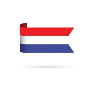 Dutch flag Illustrazione stock