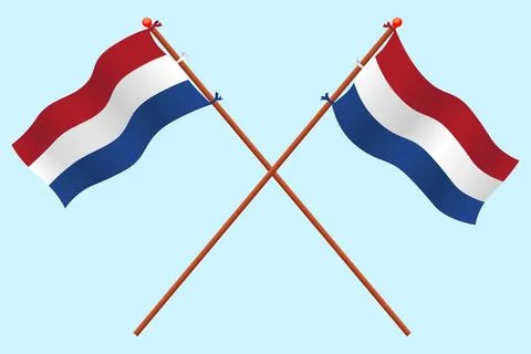 Dutch flag Stock Illustration
