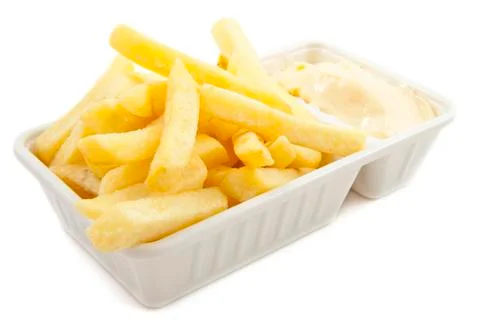 Dutch frites Stock Photos
