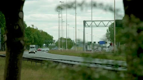 Dutch Highway [wide] Stock Footage 131966171