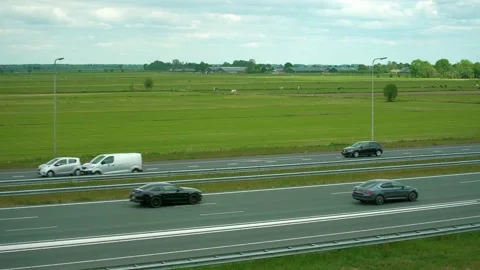 Dutch Highway [wide] Stock Footage 131966182