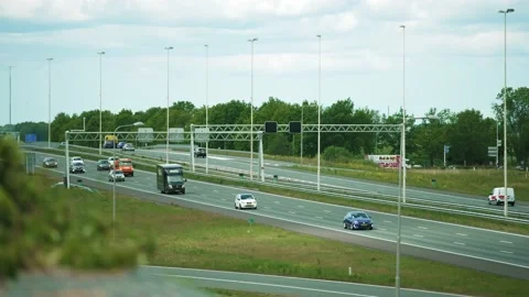 Dutch Highway [wide] Stock Footage 131966189