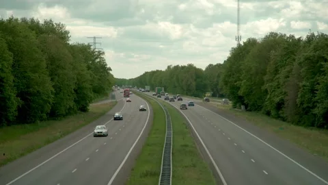 Dutch Highway [wide] Stock Footage 131966208