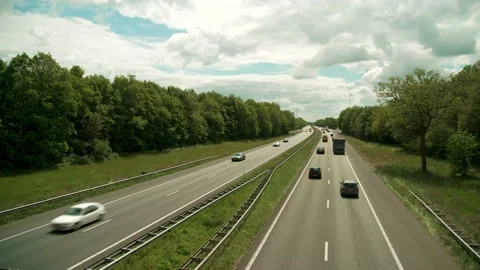 Dutch Highway [wide] Stock Footage 131966250