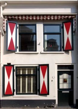 Dutch housefront Stock Photos