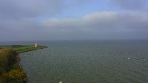 Dutch lighthouse 1 Stock Footage 124639956