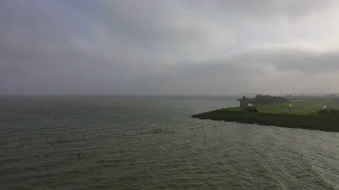 Dutch lighthouse 2 Stock Footage 124640016