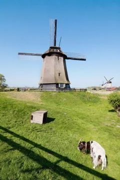 Dutch mill Stock Photos