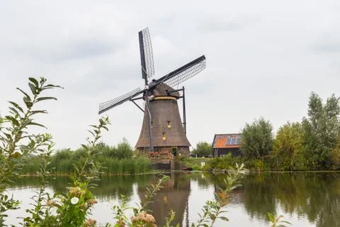 Dutch mill Stock Photos
