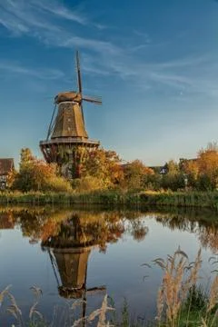 Dutch mill Stock Photos