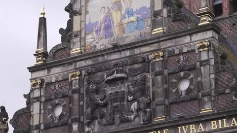 Dutch monument house Stock Footage 78030404