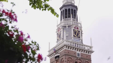 Dutch monument house Stock Footage 78030418