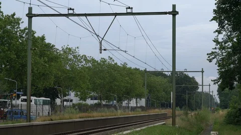 Dutch NS Headrunner train passing Видео 112361469