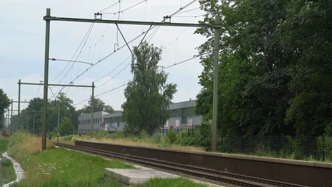 Dutch NS Headrunner train passing Видео 112361487