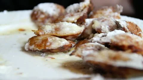 Dutch pancakes Stock Footage 21620813