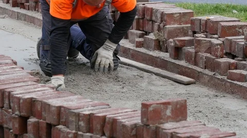 Dutch pavior  Stock Footage 98103154