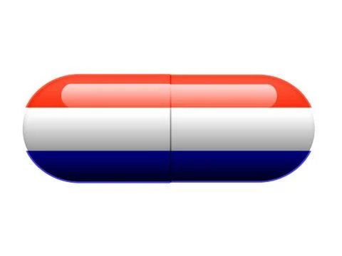 Dutch Pill Stock Illustration